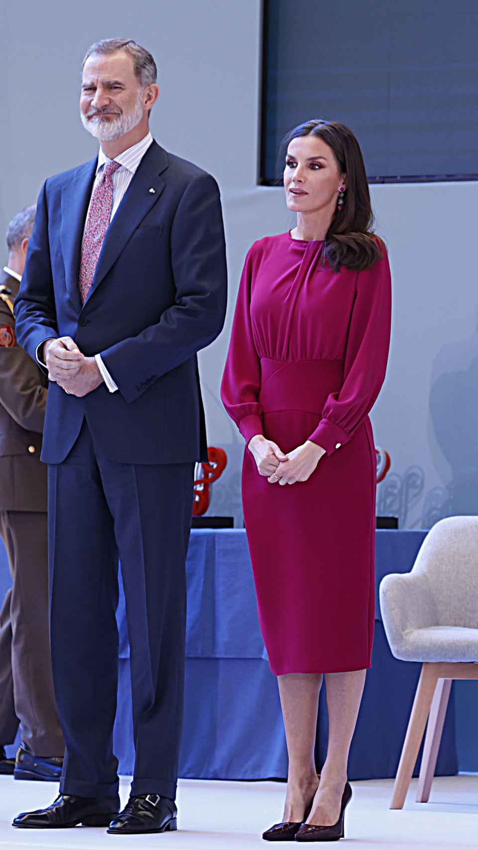 El 'outfit' que ha escogido la Reina para su acto de este miércoles, 1 de marzo, en Alicante.