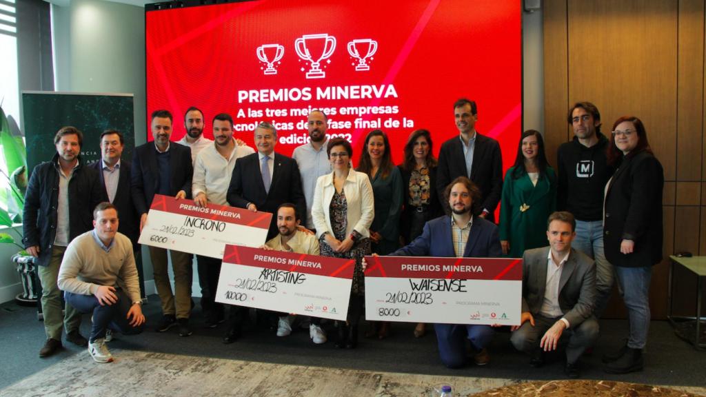 Los premiados en esta edición del programa Minerva.