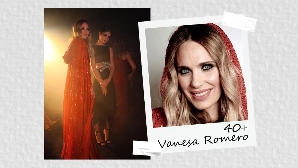 Vanesa Romero (@vanesa_romero). Edad: 44 años (Alicante, 1978). Vestida por Lola Casademunt (@lolacasademunt) by Maite.