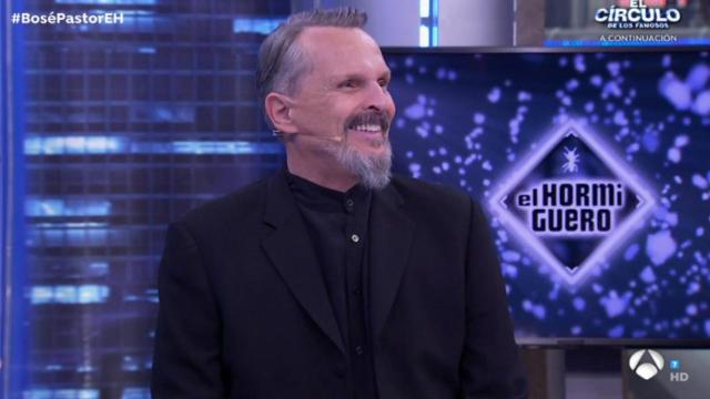 Miguel Bosé, en 'El Hormiguero'.