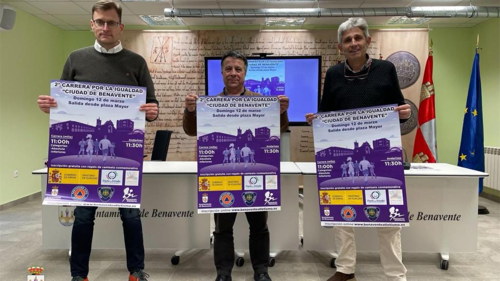 Presentación de la segunda edición de la Carrera por la Igualdad de Benavente.