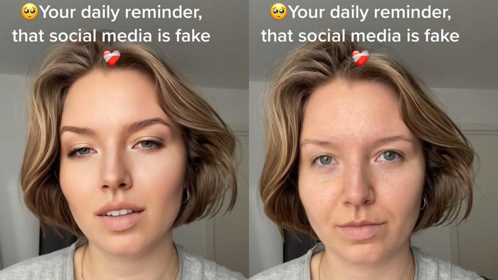 El filtro de belleza de TikTok usa Inteligencia Artificial para resultados realistas