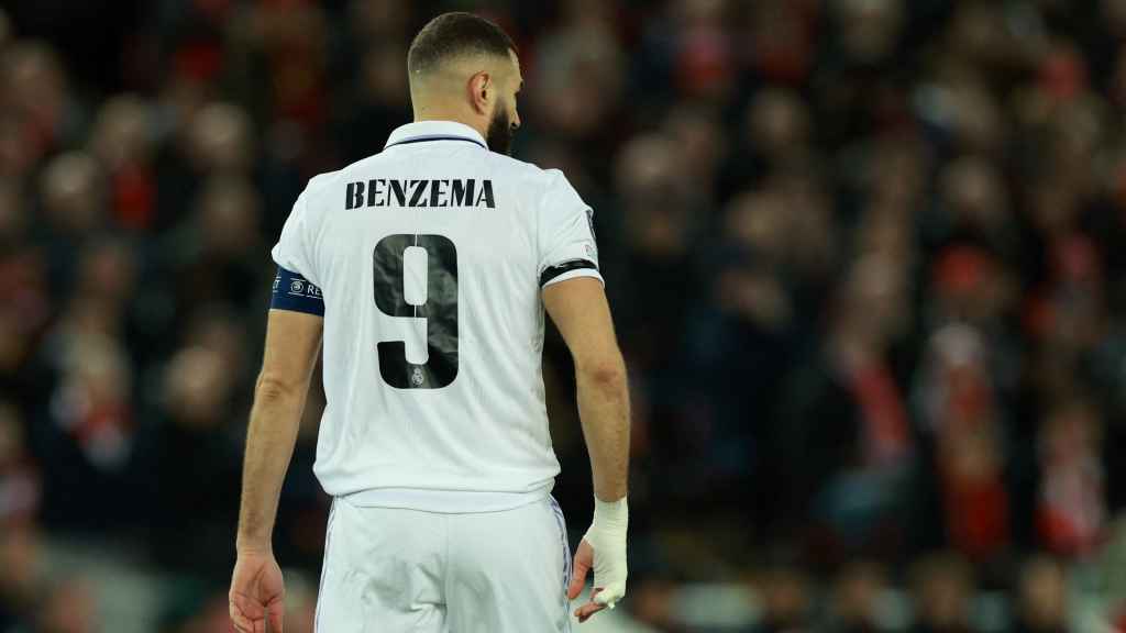 Karim Benzema, con el Real Madrid