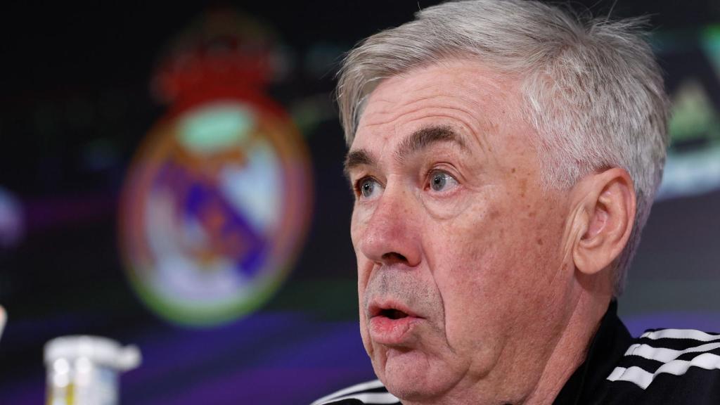 Carlo Ancelotti, en rueda de prensa