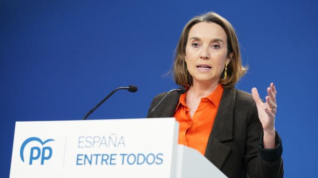 Cuca Gamarra, número dos del PP, este miércoles en Génova.