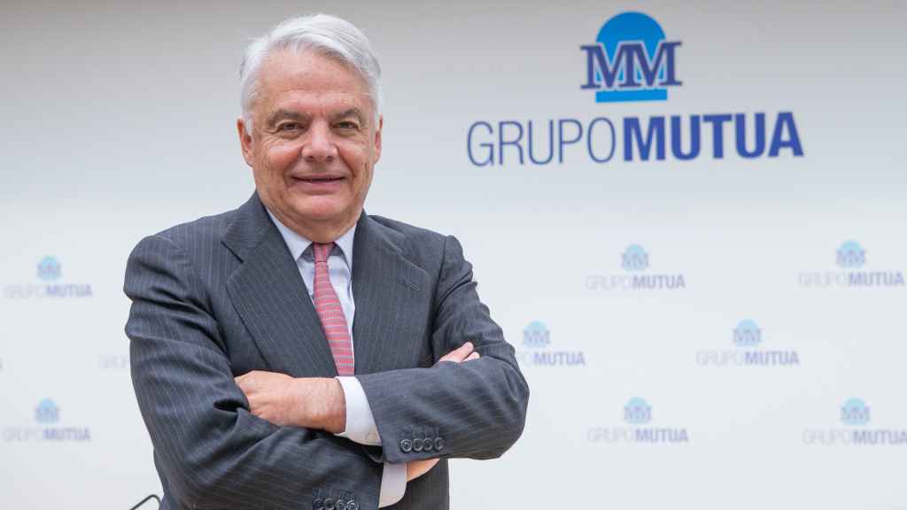 Ignacio Garralda, presidente de Grupo Mutua, durante la presentación de resultados.