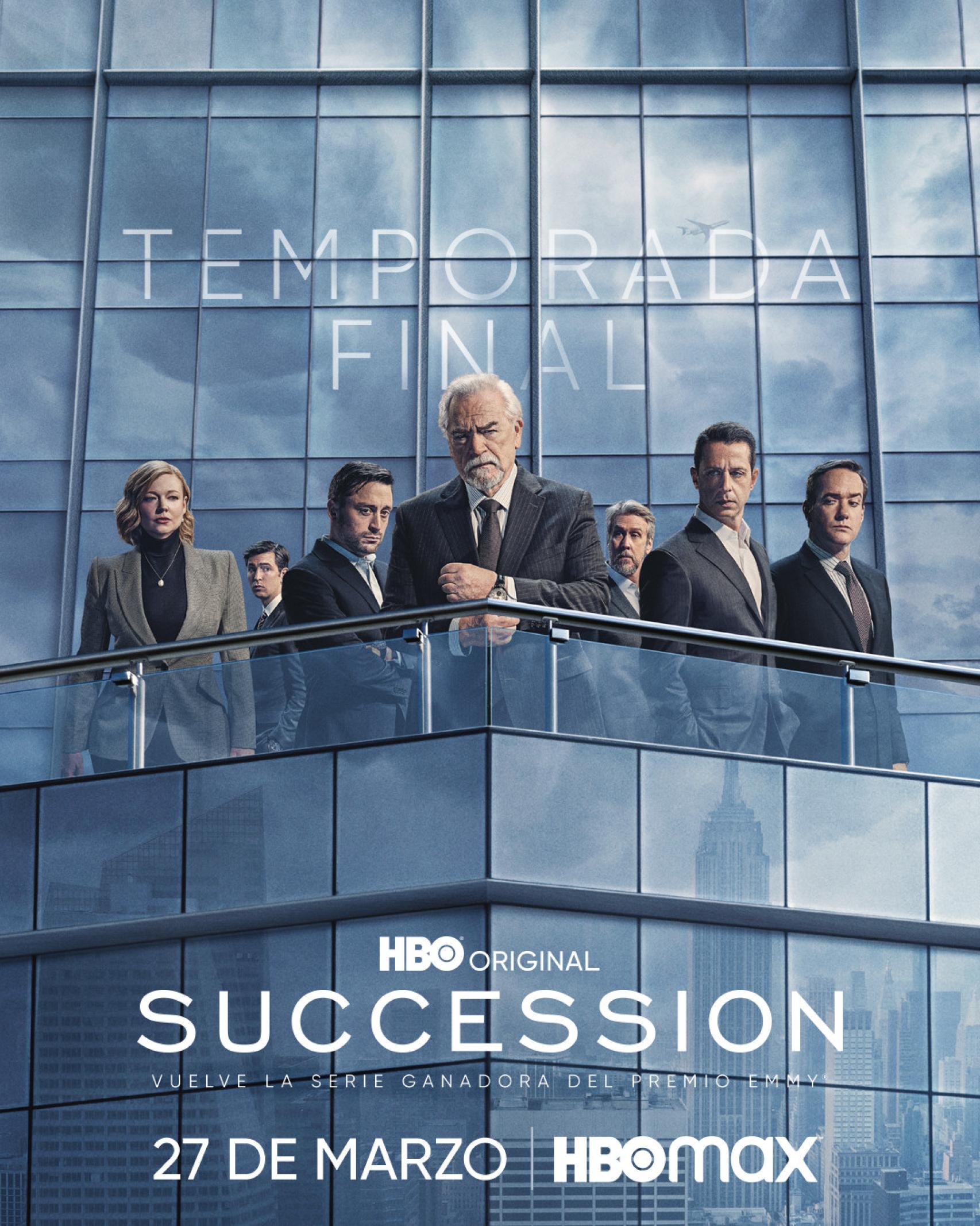 Póster de la temporada final de 'Succession'.