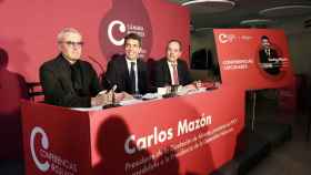Carlos Mazón, en la 'Conferencias circulares' organizadas por la Cámara Business Club, este jueves en Elche.