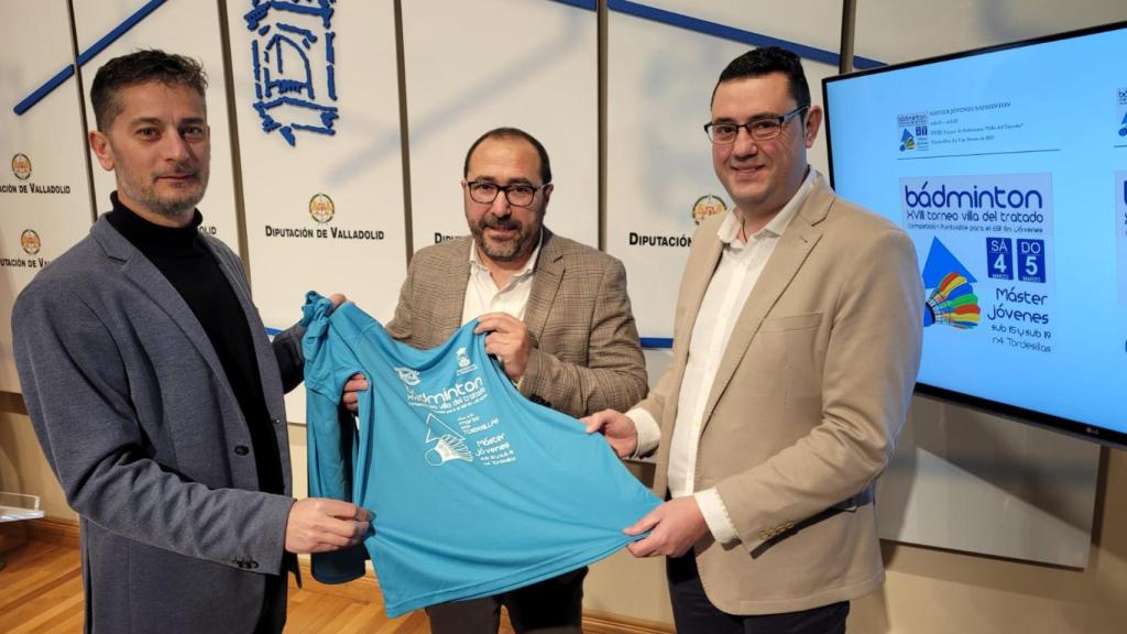 Presentación del torneo de bádminton de Tordesillas