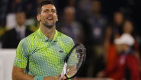 Novak Djokovic, en el ATP 500 de Dubai 2023