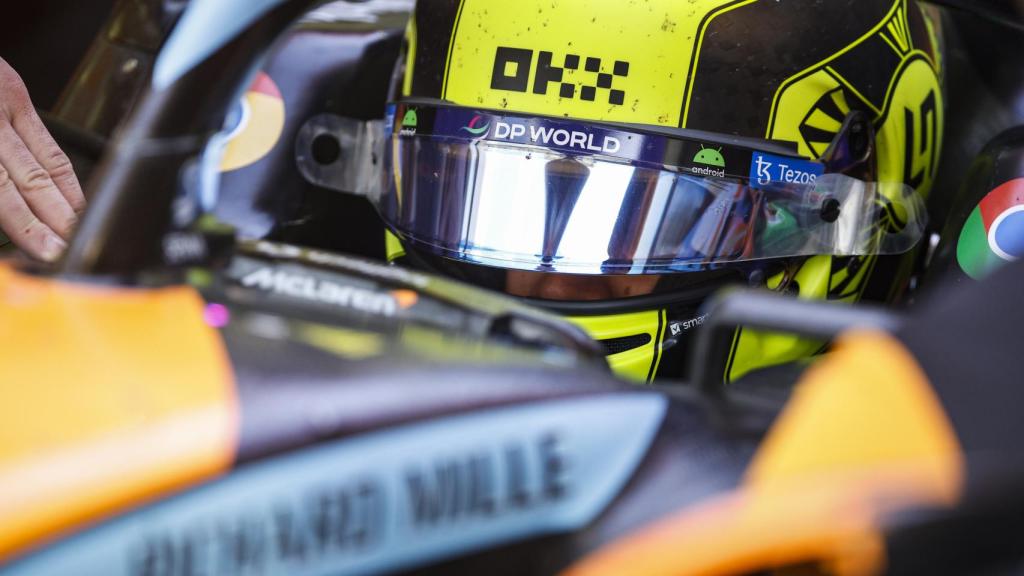 Lando Norris, con McLaren en la temporada 2023