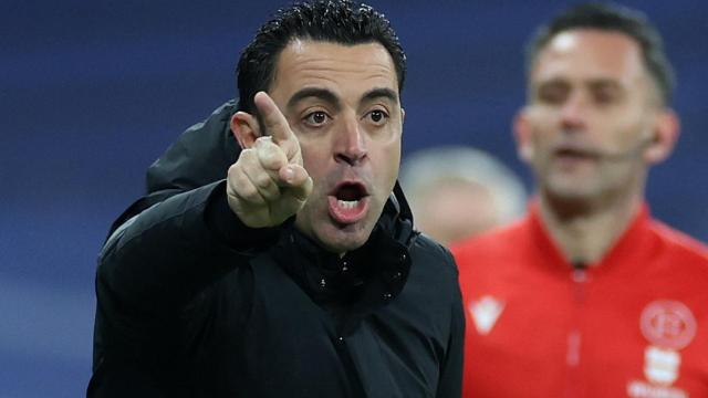 Xavi Hernández, en El Clásico de la Copa del Rey 2022/2023