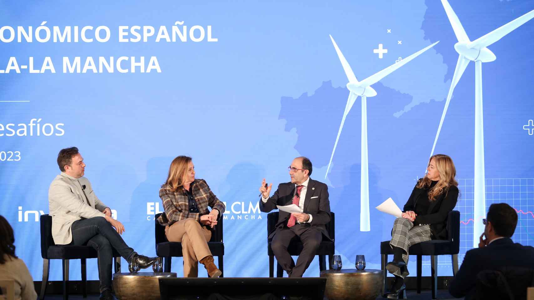 Imagen de la mesa redonda 'Educación como base para el empleo', en la segunda jornada del II Foro Económico de Castilla-La Mancha 'Logros y desafíos'.