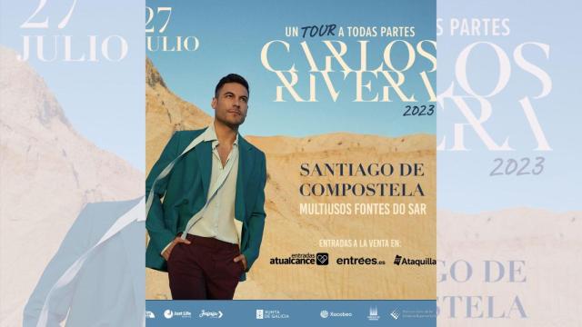 Carlos Rivera en Santiago de Compostela