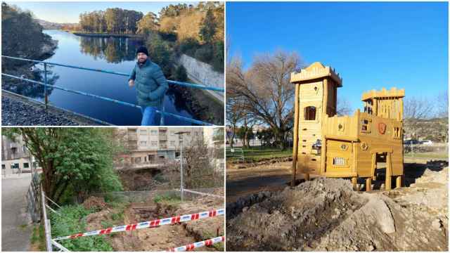 Avances de las obras de ‘Pontevedra Flúe’.