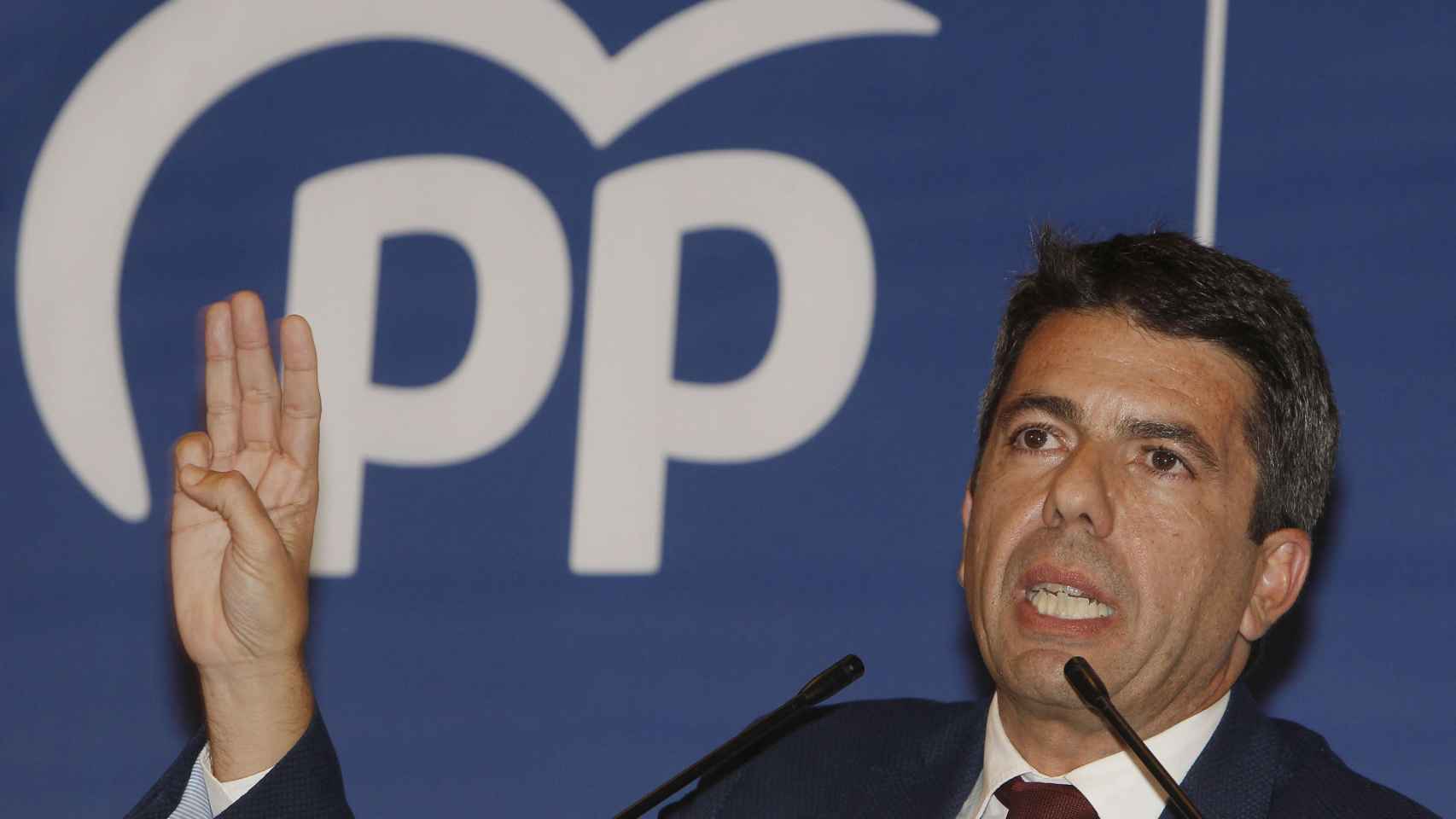 Carlos Mazón, en la presentación de Luis Barcala como candidato en Alicante esta semana.