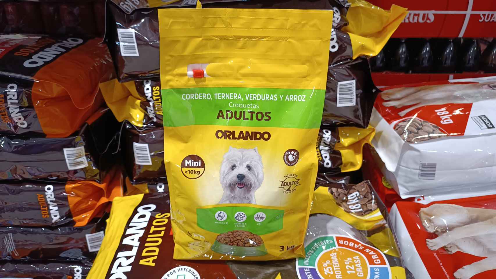 El pienso para perros de Orlando, la marca blanca de Lidl.