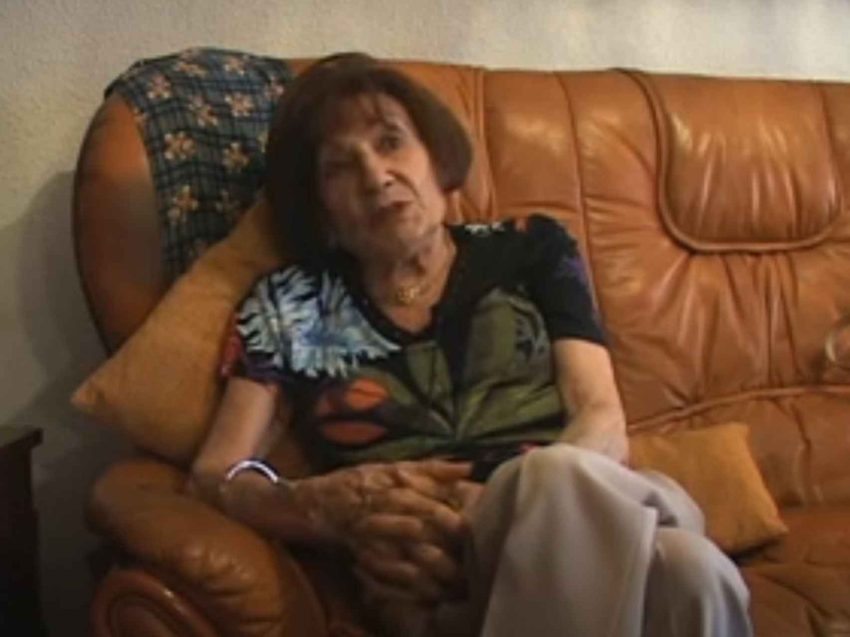 Marina Vega de la Iglesia, en una de sus últimas entrevistas antes de morir.