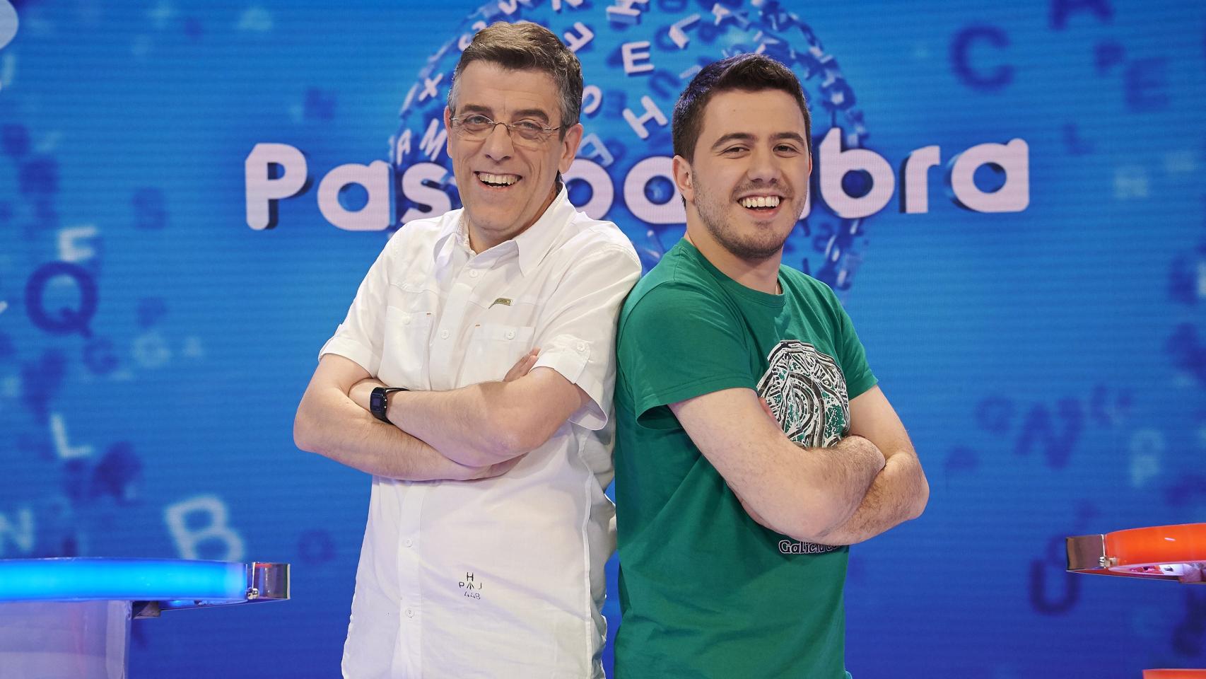 Jero Hernández y Orestes en Pasapalabra.