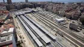La estación de Renfe en Alicante, donde se construirá la futura intermodal.