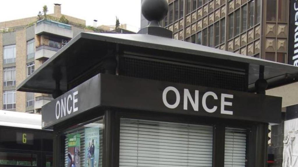 Un punto de venta de la ONCE.