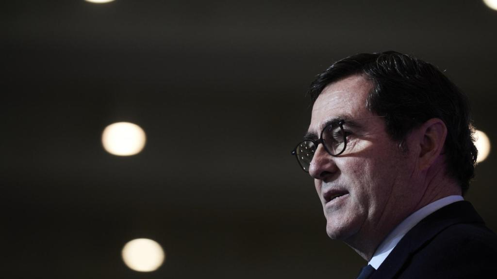 El presidente de la CEOE, Antonio Garamendi