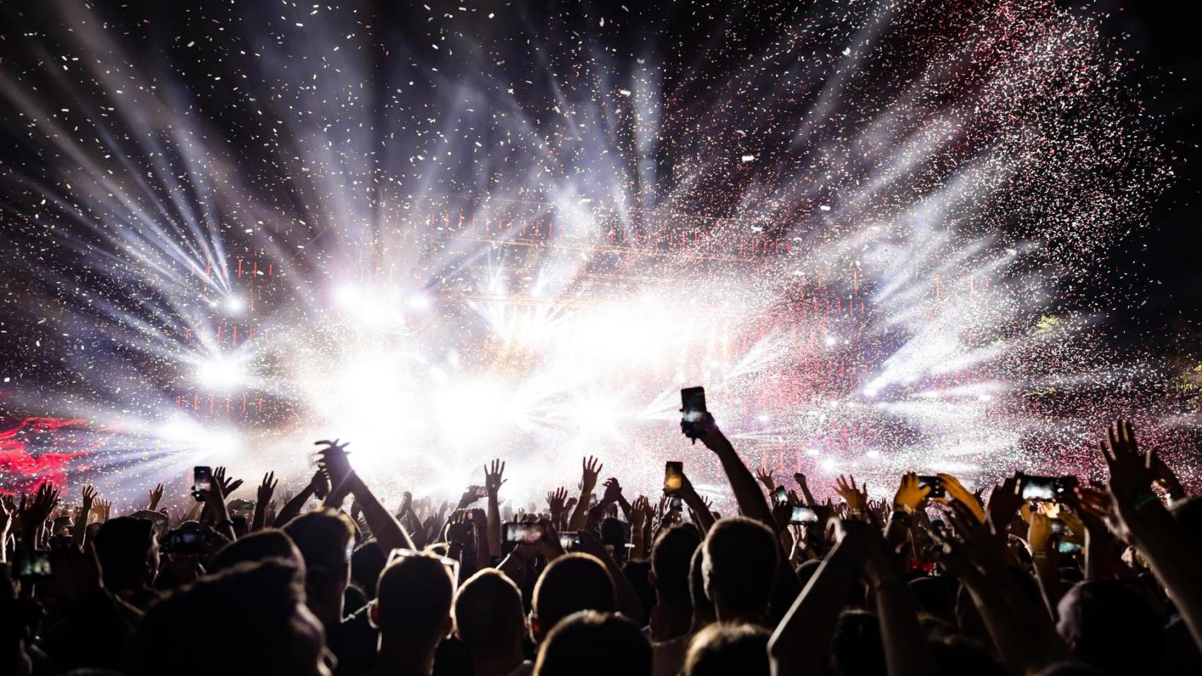 Imagen de archivo de un festival de música.