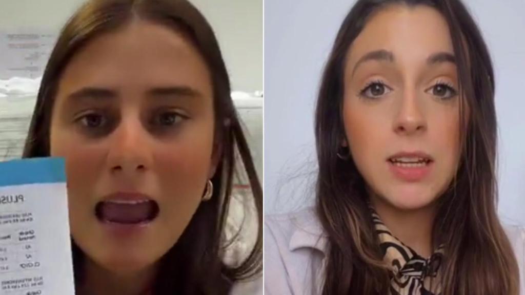 La enfermera de la polémica a la izquierda y la valenciana que ha replicado.