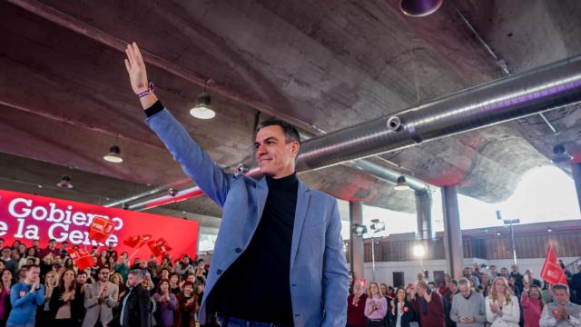 El presidente del Gobierno, Pedro Sánchez, este sábado en un acto de Madrid.