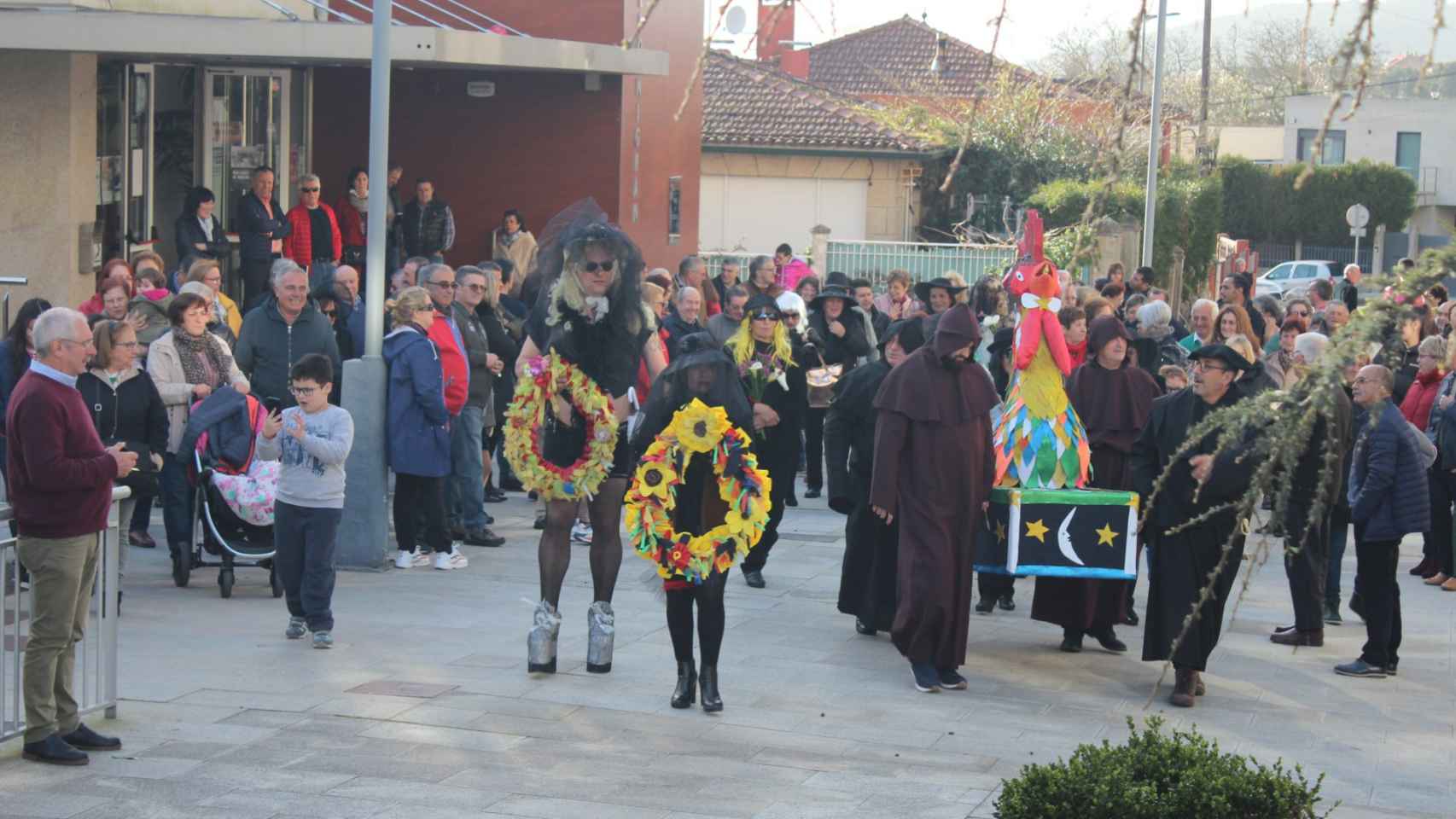 Imagen de una celebración anterior del entierro del kiko.