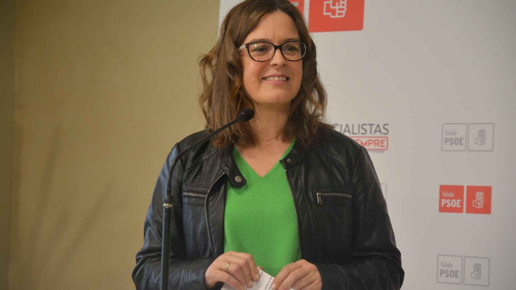 Esther Padilla, vicesecretaria general y portavoz del PSOE de la provincia de Toledo.