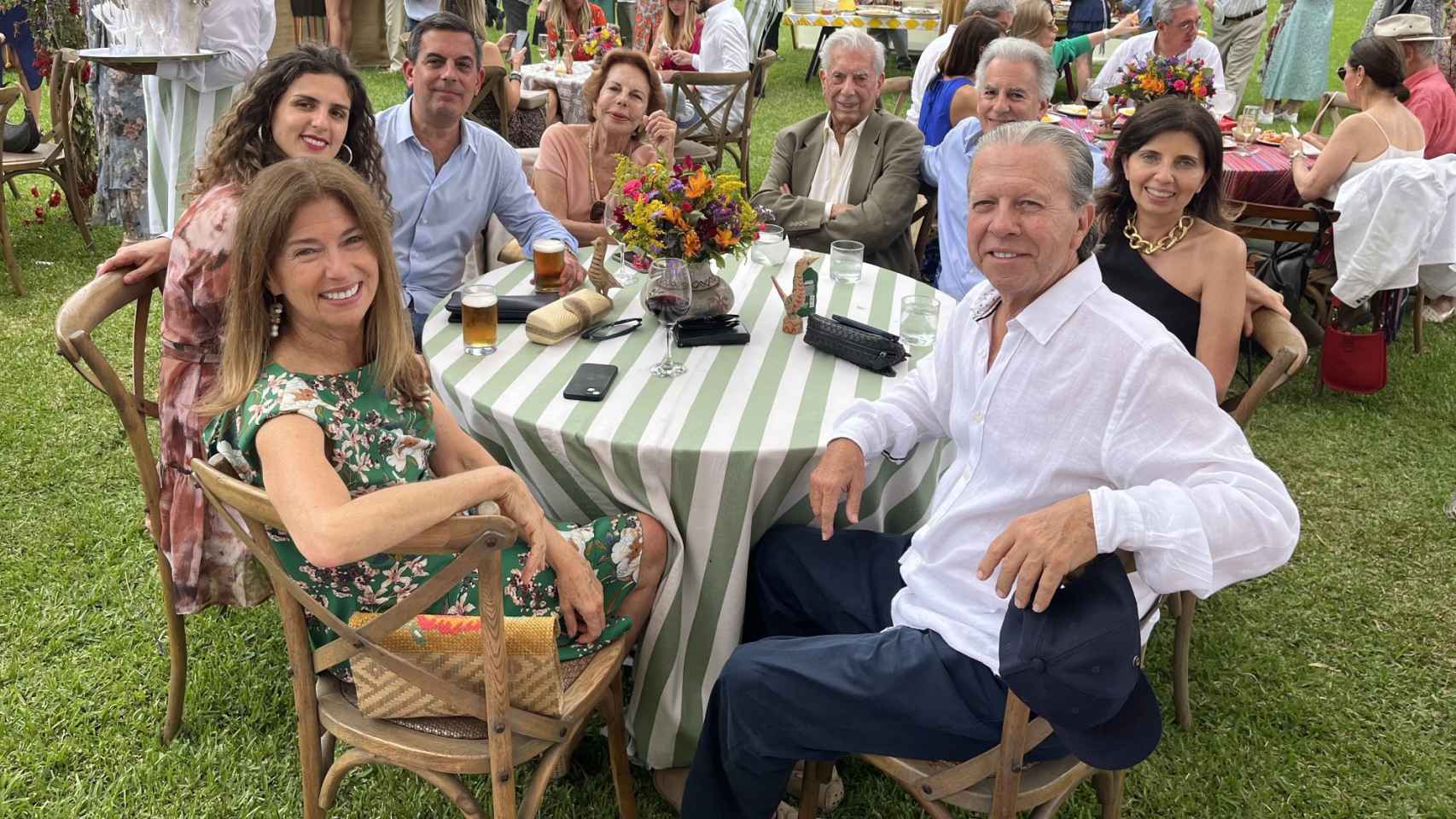 Mario Vargas Llosa y su exmujer, Patricia, han estado muy unidos en los tres días de fiesta.