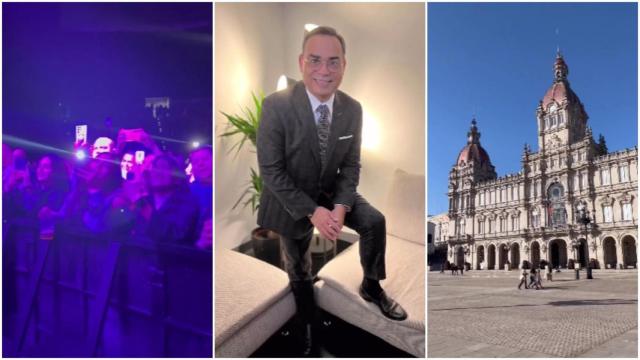 Imágenes del vídeo de Gilberto Santa Rosa en A Coruña.