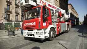 Un camión de los bomberos del Ayuntamiento de Toledo.