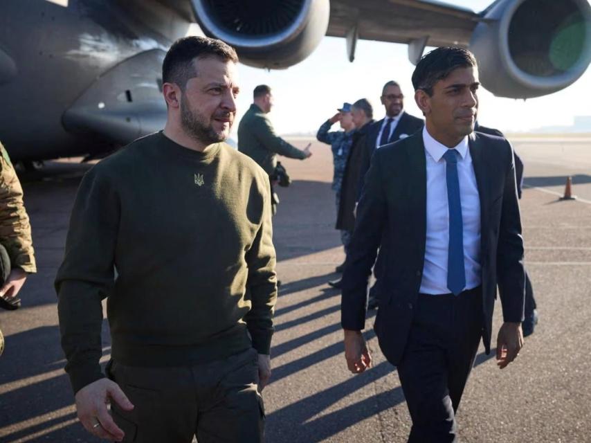 Zelenski y Sunak, en la última visita del presidente ucraniano a Reino Unido.