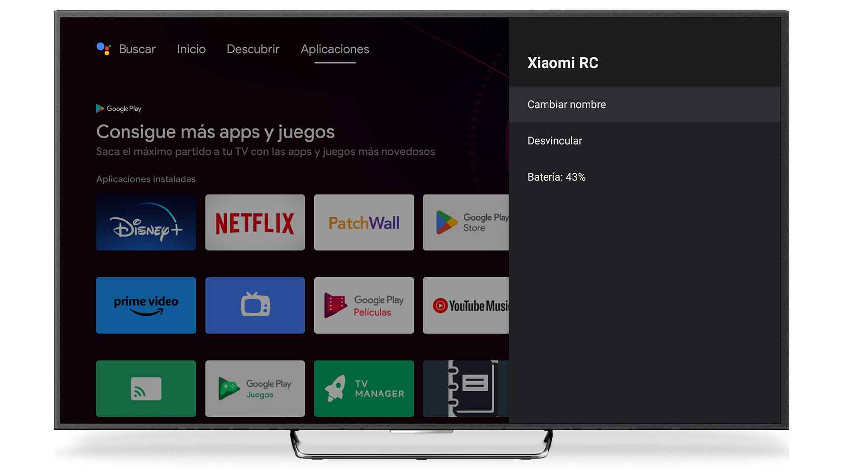Dispositivo Bluetooth en Smart TV