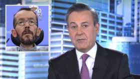 Pablo Echeniquese indigna con José Ribagorda, presentador de 'Informativos Telecinco'