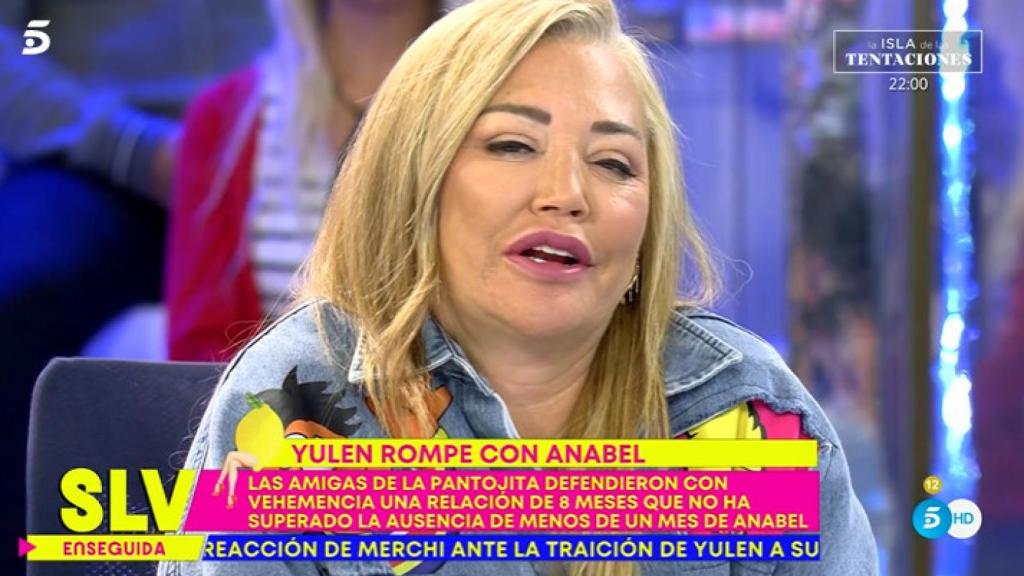 Belén Esteban abandona 'Sálvame' por un problema de salud en directo.