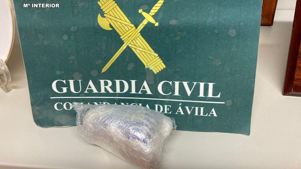 Sustancia incautada por la Guardia Civil de Ávila.
