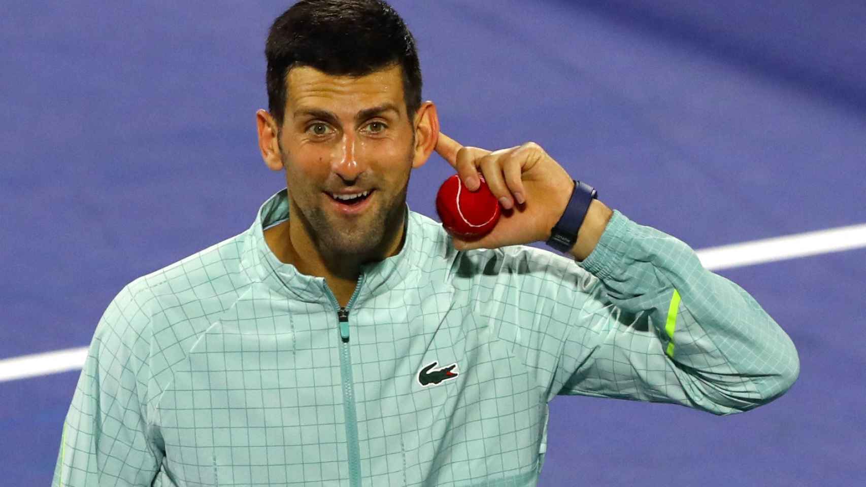 Novak Djokovic, en el ATP de Dubái