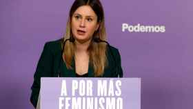 La portavoz de Podemos Alejandra Jacinto.