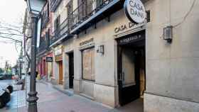 Fachada del restaurante de Casa Dani en la calle Lagasca, en Madrid.