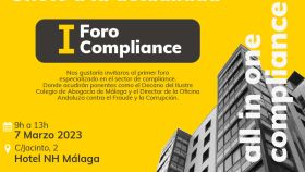 Málaga celebra mañana el I Foro Compliance.