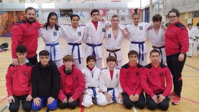 El Judo Hércules consigue 12 medallas en el Campeonato Gallego Escolar.