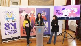 Presentación de las actividades por el Día Internacional de la Mujer en A Coruña.