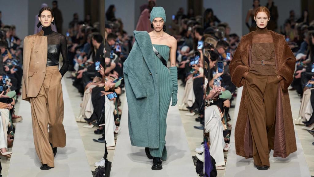 Desfile fall 23 de Max Mara.