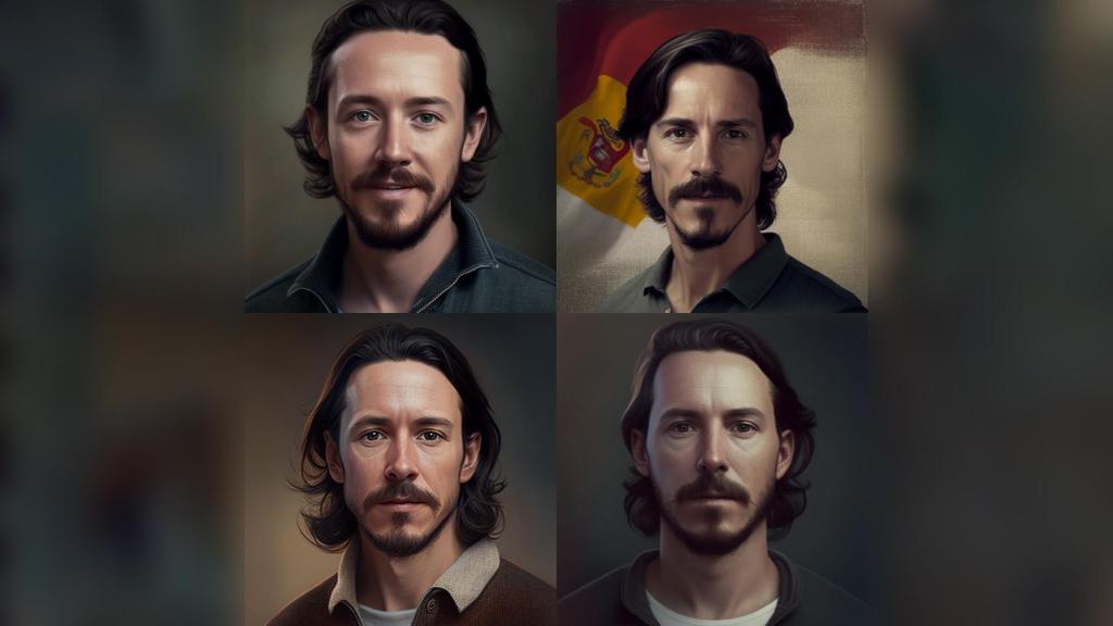 Pablo Iglesias según Midjourney.