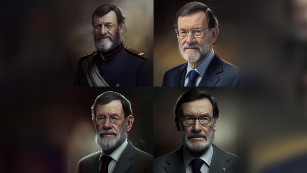 Mariano Rajoy según Midjourney.