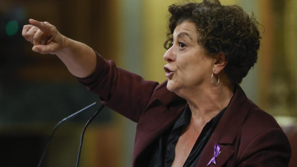 La diputada de ERC, Pilar Vallugera, en el Congreso de los Diputados.