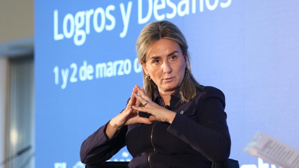 Milagros Tolón en el II Foro Económico de Castilla-La Mancha. Foto: Óscar Huertas.